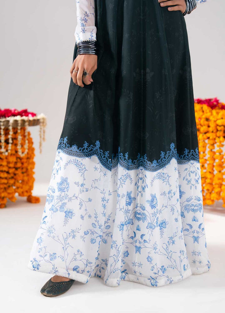Zaymal Women RTW Printed Silk 2 Piece Suit BLACK Festive Collection