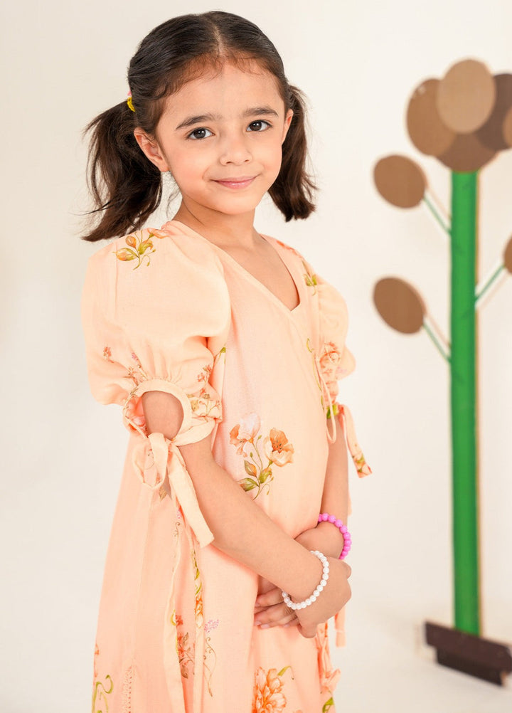 Bloomie by Panache Apparel Girls RTW Printed Lawn Silk 2 Piece Suit Bubbloo Festive Collection
