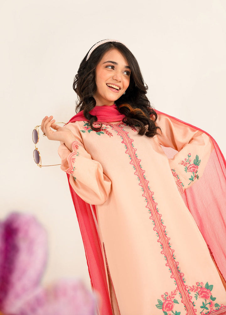 Bloomie by Panache Apparel Girls RTW Embroidered Lawn 3 Piece Suit Tintsy Festive Collection