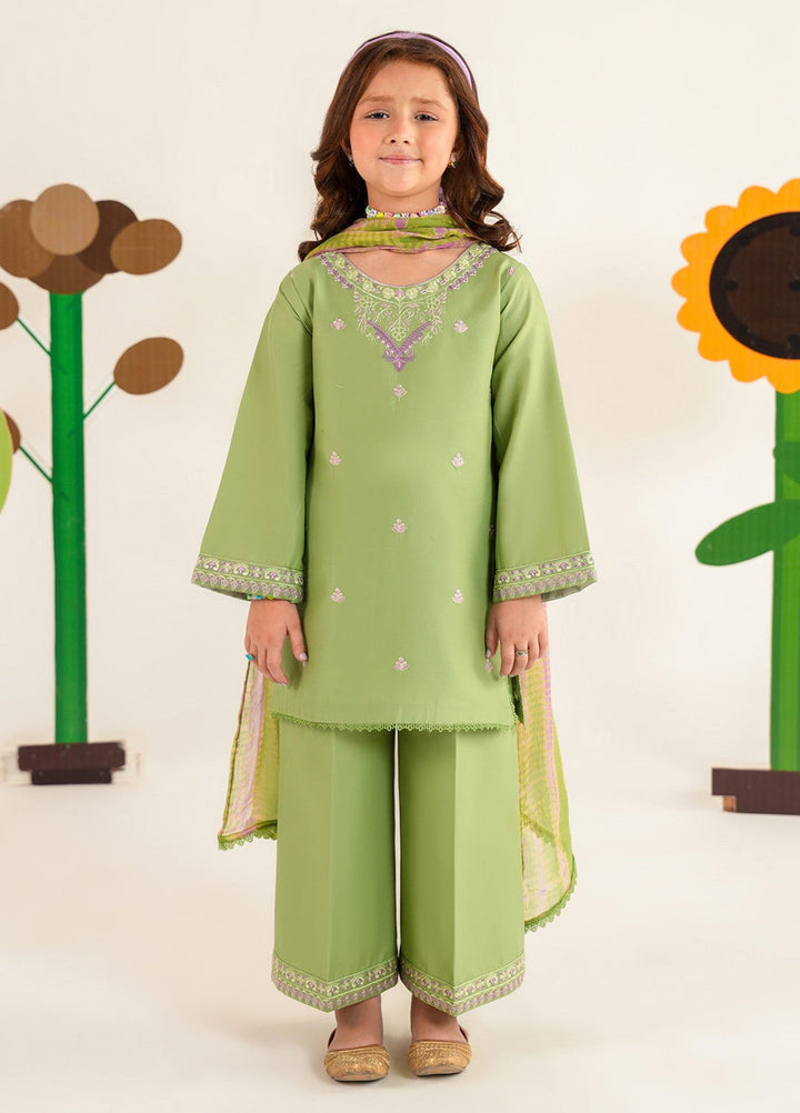 Bloomie by Panache Apparel Girls RTW Embroidered Lawn 3 Piece Suit Bloomlet Festive Collection