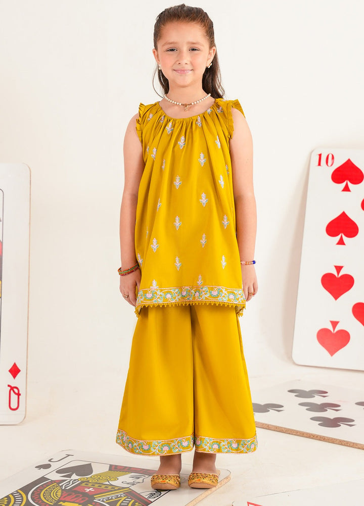 Bloomie by Panache Apparel Girls RTW Embroidered Lawn 2 Piece Suit Fluffora Festive Collection