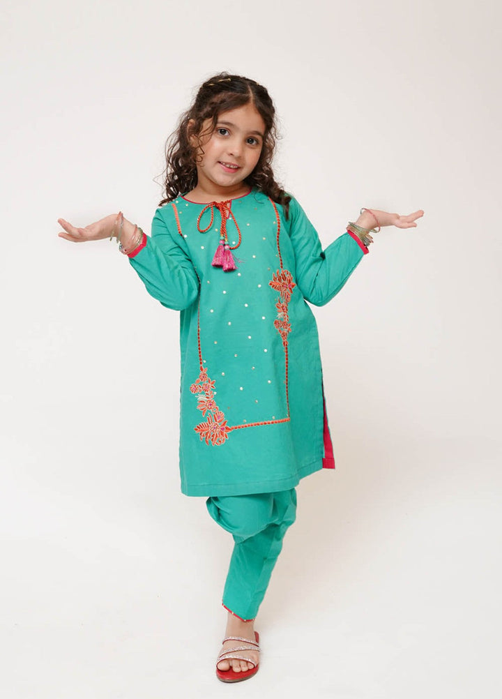 Mid Summer by Senorita Kids RTW Solids Cotton 2 Piece Suit KAC-03431 Casual Collection