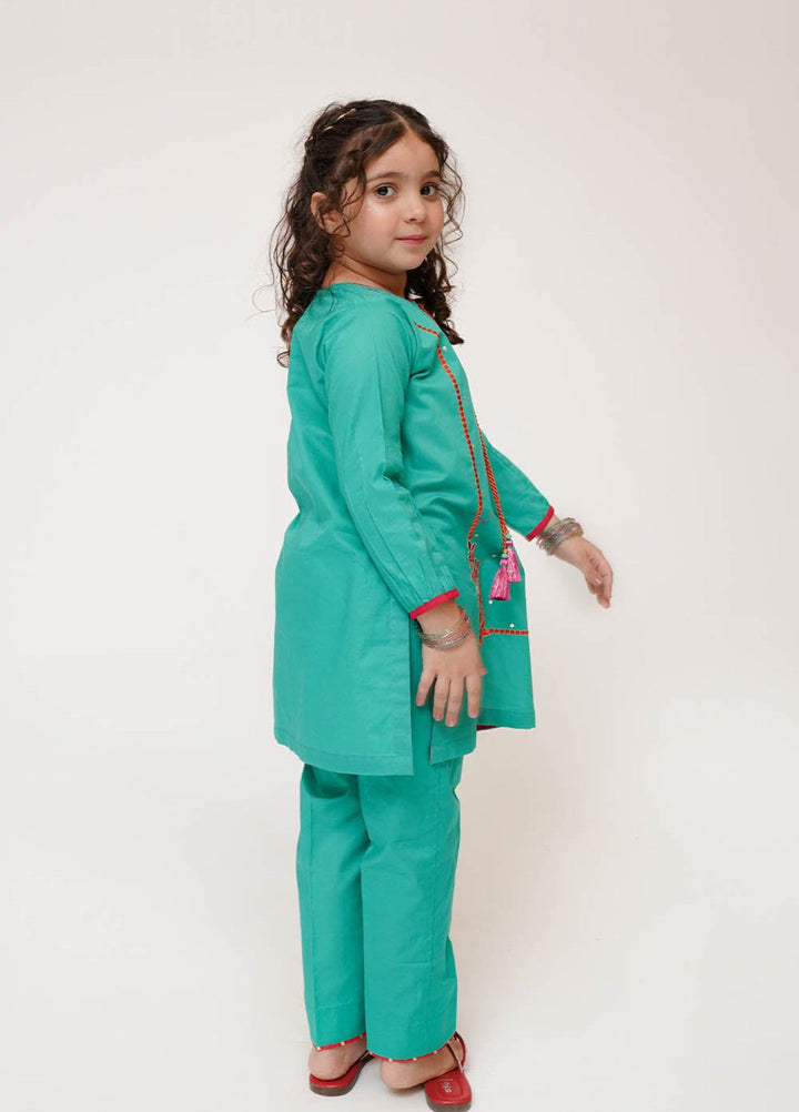 Mid Summer by Senorita Kids RTW Solids Cotton 2 Piece Suit KAC-03431 Casual Collection