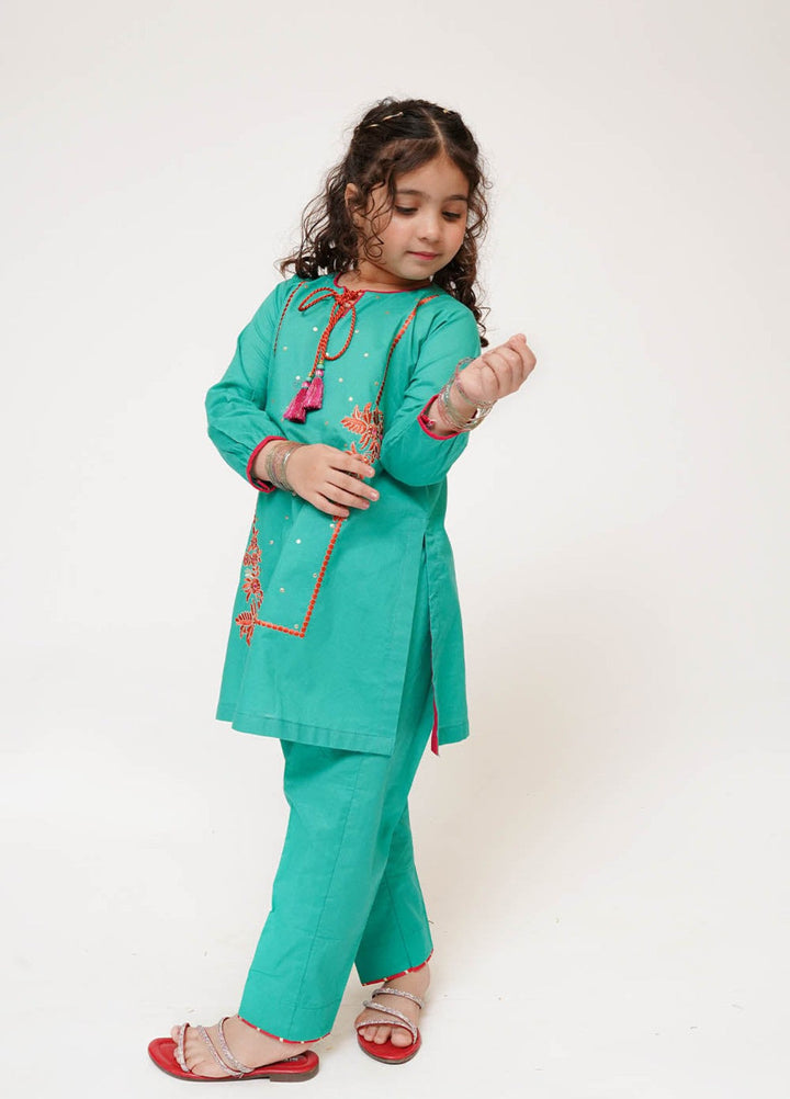Mid Summer by Senorita Kids RTW Solids Cotton 2 Piece Suit KAC-03431 Casual Collection