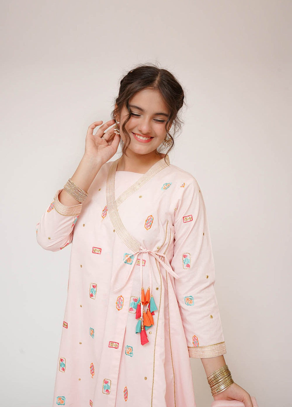 Mid Summer by Senorita Girls RTW Solids Cotton 3 Piece Suit GAD-03414 Casual Collection