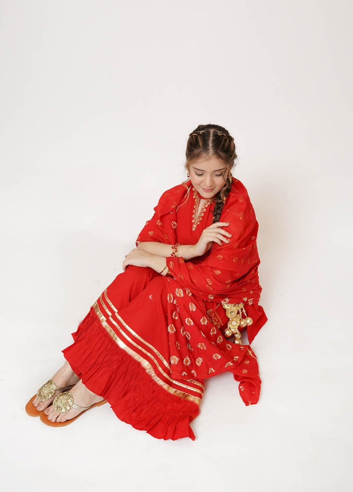 Mid Summer by Senorita Girls RTW Solids Cotton 3 Piece Suit GBD-03443 Casual Collection