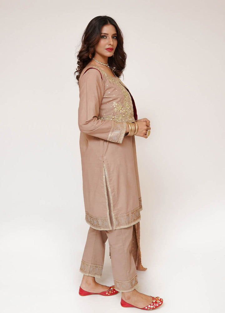 Mid Summer by Senorita Women RTW Embroidered Cotton 3 Piece Suit LBD-03454 Casual Collection