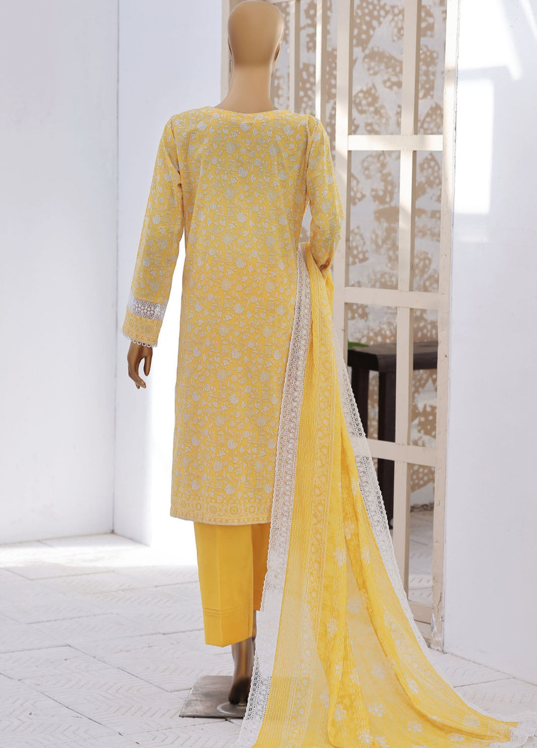 Nakshkari by HZ Textiles Unstitched Embroidered Lawn 3 Piece Suit NEC-1222 Casual Collection