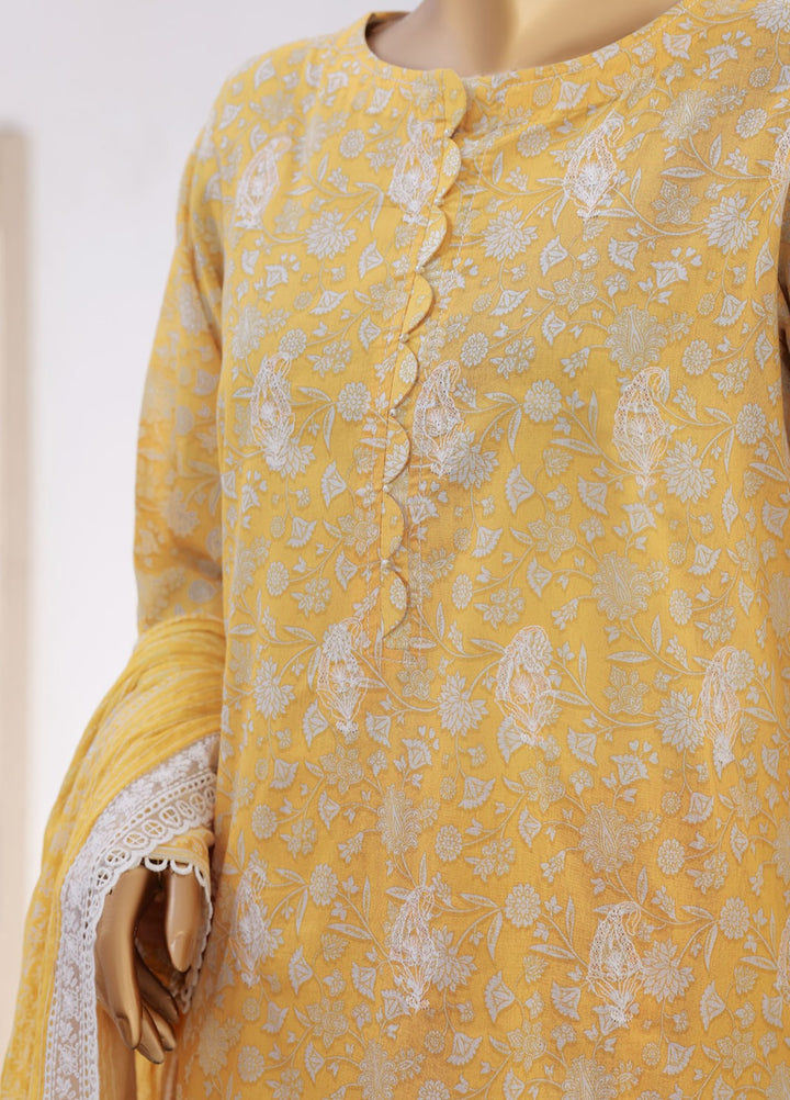 Nakshkari by HZ Textiles Unstitched Embroidered Lawn 3 Piece Suit NEC-1222 Casual Collection
