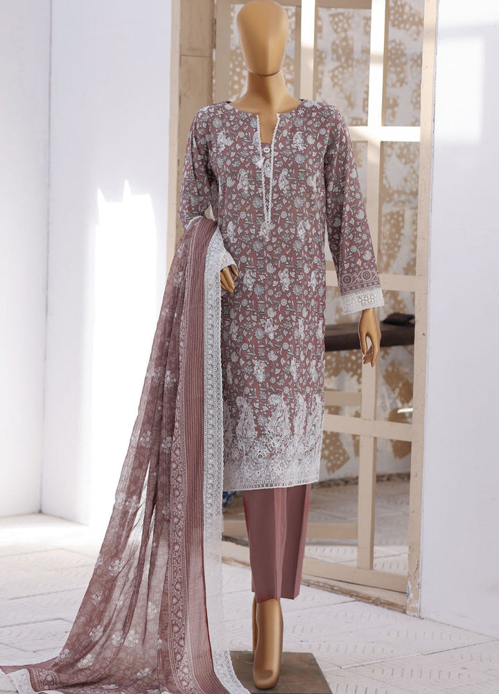 Nakshkari by HZ Textiles Unstitched Embroidered Lawn 3 Piece Suit NEC-1219 Casual Collection