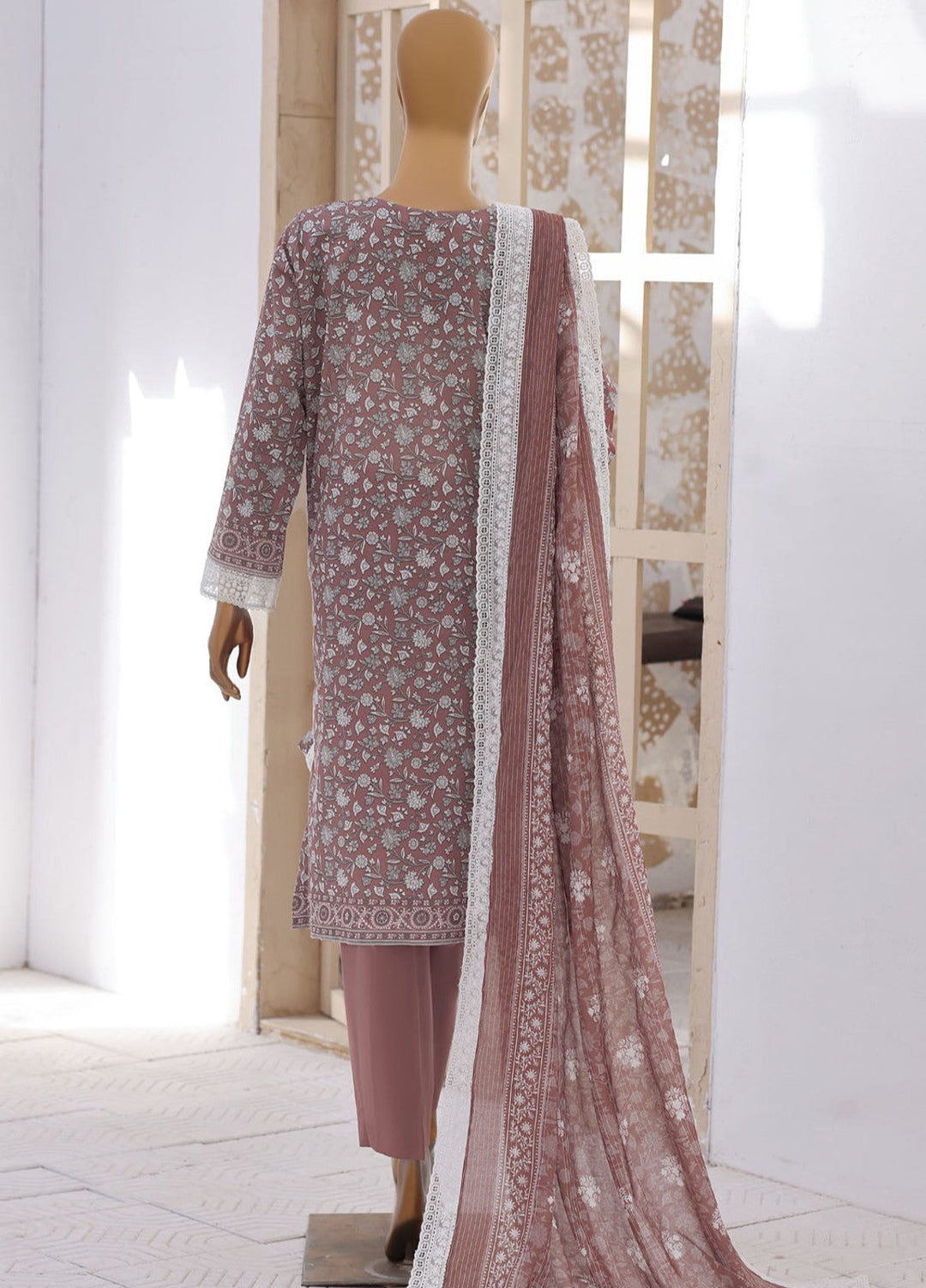 Nakshkari by HZ Textiles Unstitched Embroidered Lawn 3 Piece Suit NEC-1219 Casual Collection