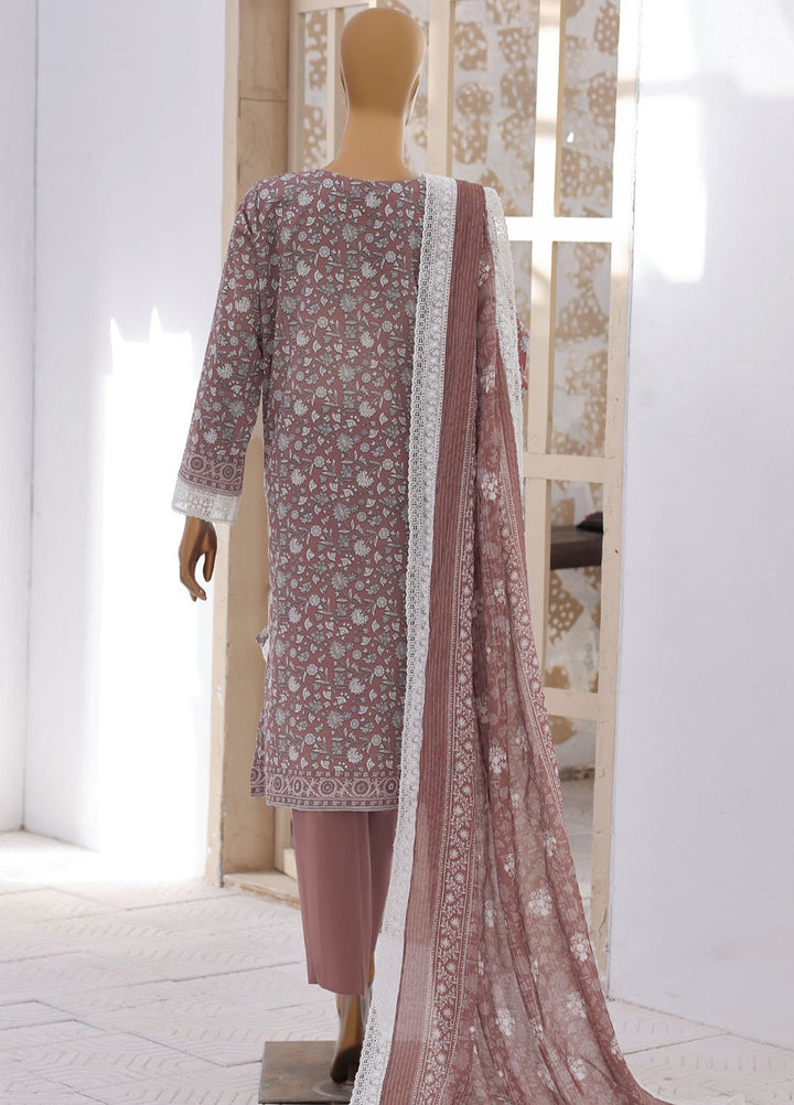 Nakshkari by HZ Textiles Unstitched Embroidered Lawn 3 Piece Suit NEC-1219 Casual Collection