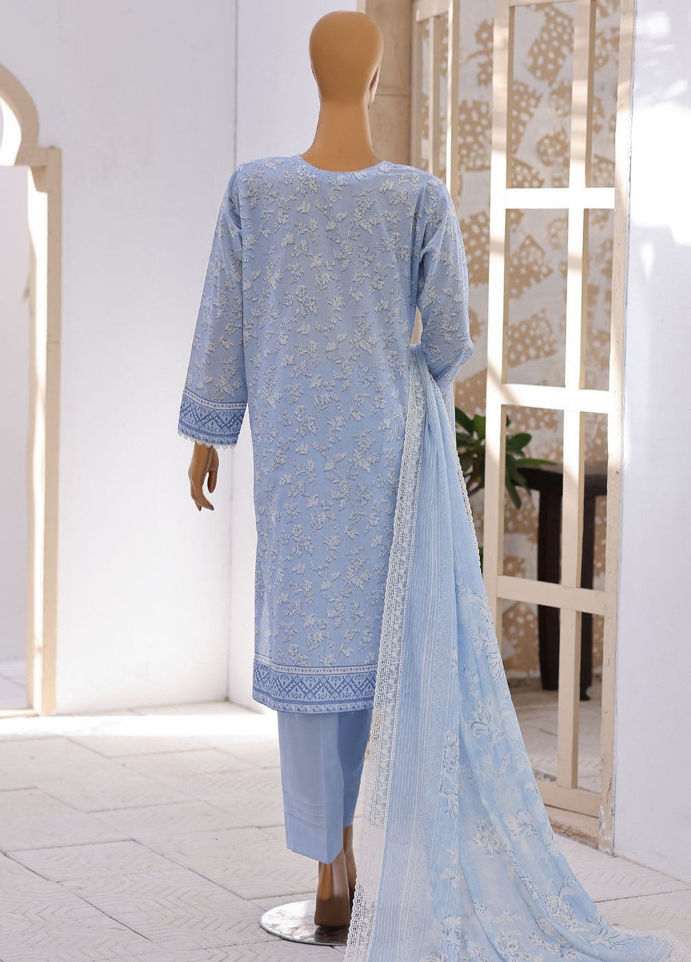 Nakshkari by HZ Textiles Unstitched Embroidered Lawn 3 Piece Suit NEC-1218 Casual Collection