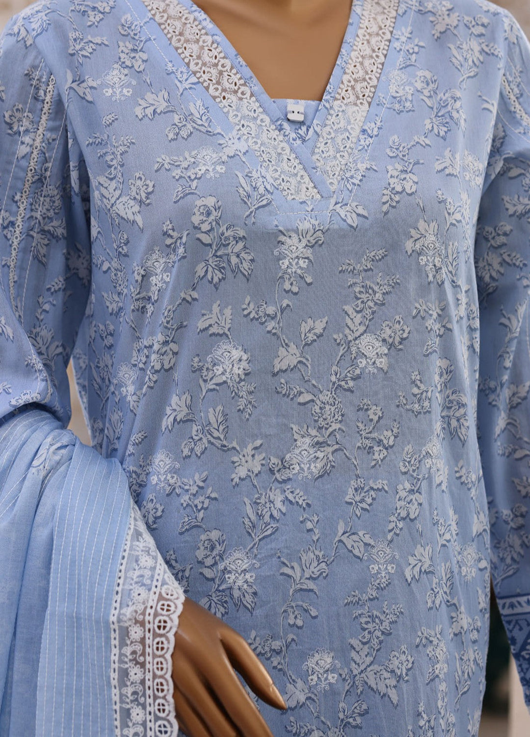 Nakshkari by HZ Textiles Unstitched Embroidered Lawn 3 Piece Suit NEC-1218 Casual Collection
