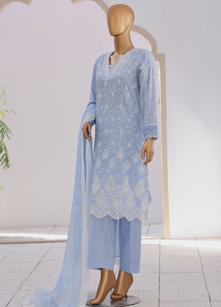 Nakshkari by HZ Textiles Unstitched Embroidered Lawn 3 Piece Suit NEC-1218 Casual Collection
