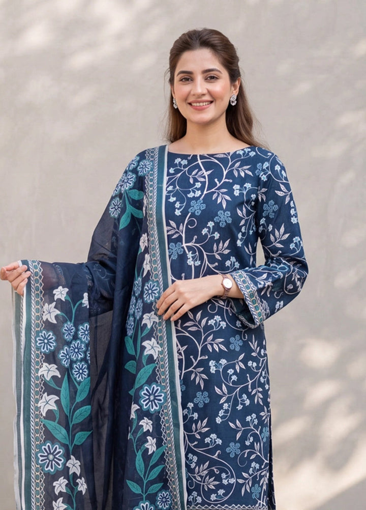 Salitex Women Unstitched Printed Lawn 3 Piece Suit SUNS8ASI521 Casual Collection