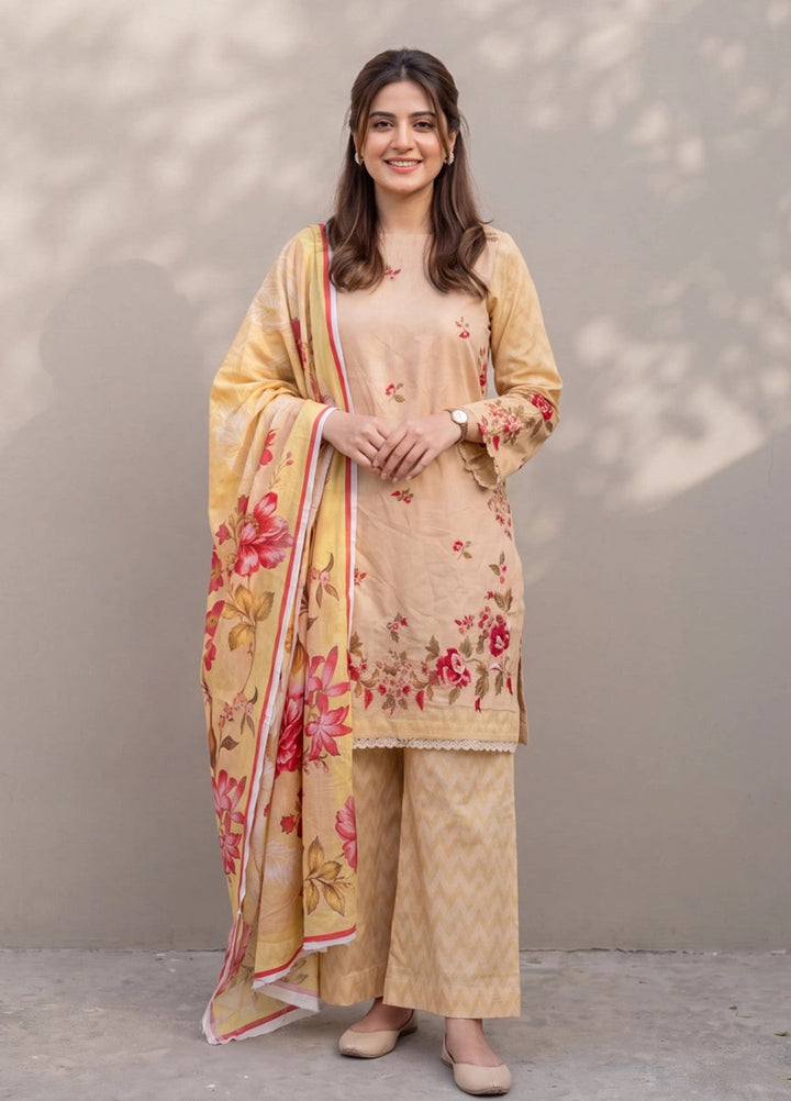 Salitex Women Unstitched Printed Lawn 3 Piece Suit SUNS8ASI522 Casual Collection