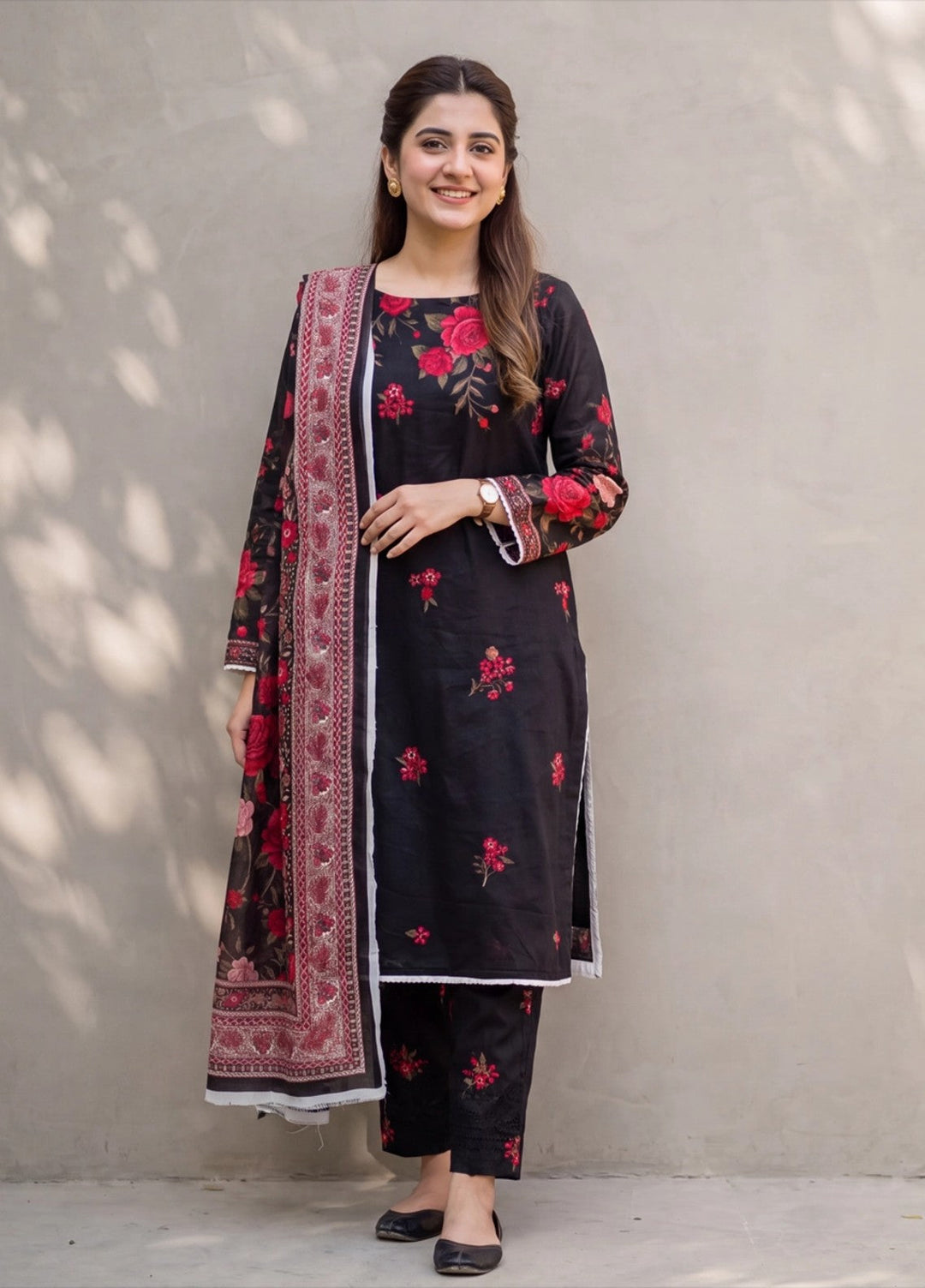 Salitex Women Unstitched Printed Lawn 3 Piece Suit SUNS8ASI524 Casual Collection