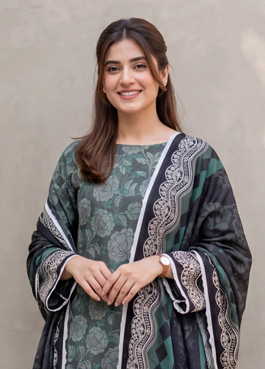Salitex Women Unstitched Printed Lawn 3 Piece Suit SUNS8ASI525 Casual Collection