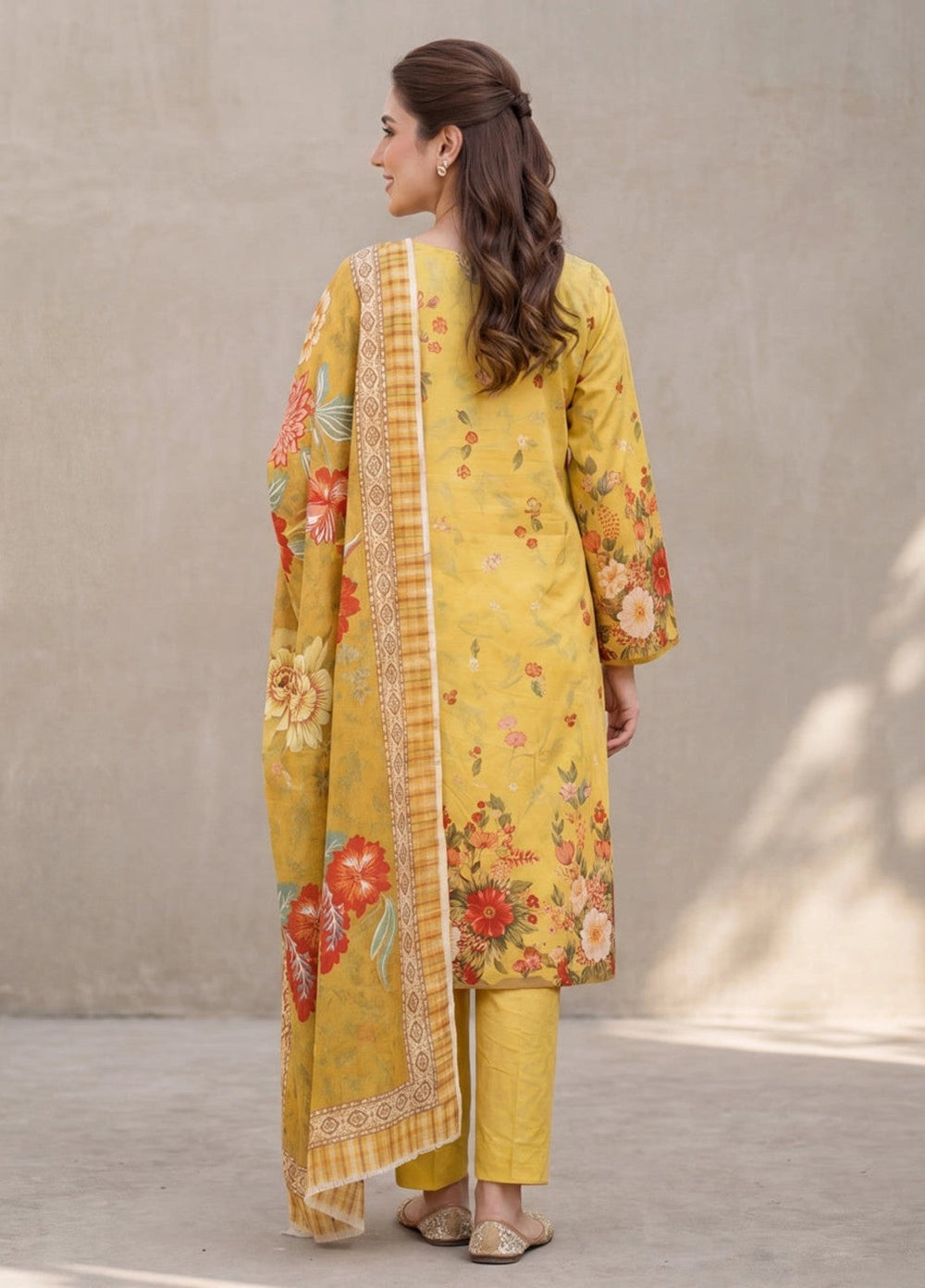 Salitex Women Unstitched Printed Lawn 3 Piece Suit SUNS8ASI526 Casual Collection
