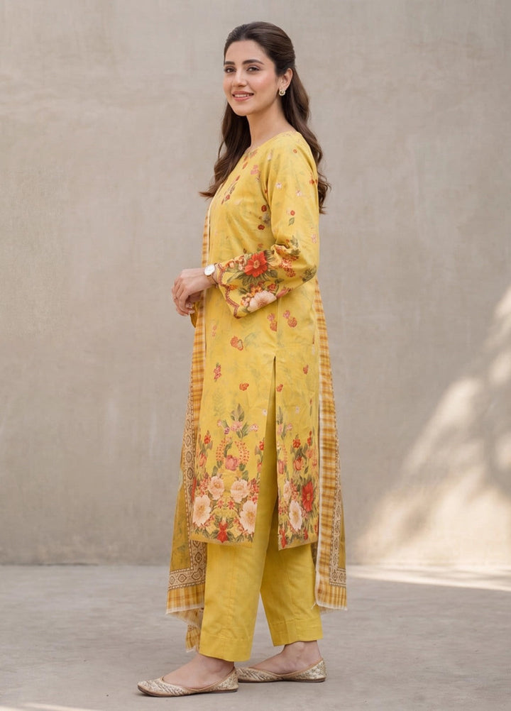 Salitex Women Unstitched Printed Lawn 3 Piece Suit SUNS8ASI526 Casual Collection