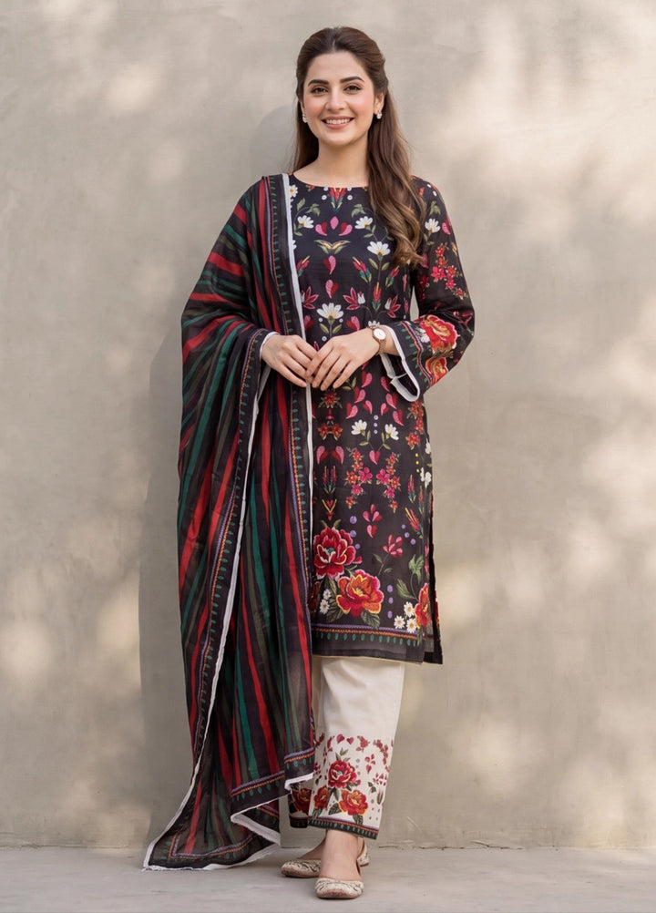 Salitex Women Unstitched Printed Lawn 3 Piece Suit SUNS8ASI527 Casual Collection