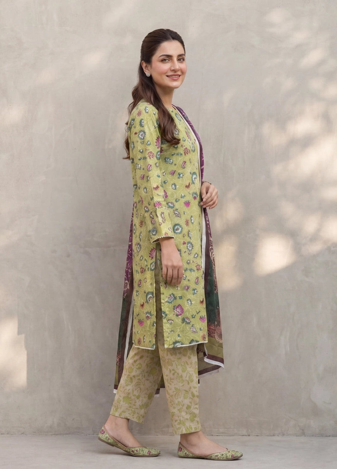 Salitex Women Unstitched Printed Lawn 3 Piece Suit SUNS8ASI528 Casual Collection