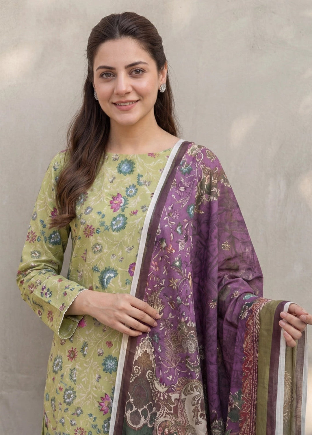 Salitex Women Unstitched Printed Lawn 3 Piece Suit SUNS8ASI528 Casual Collection