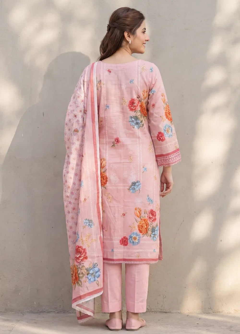 Salitex Women Unstitched Printed Lawn 3 Piece Suit SUNS8ASI529 Casual Collection