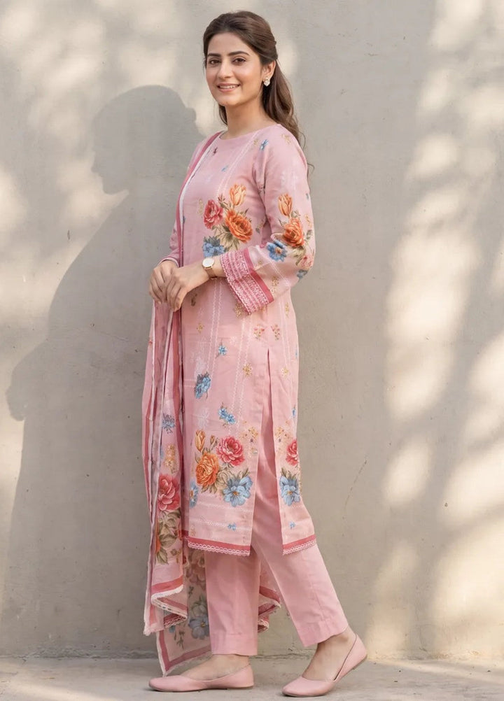 Salitex Women Unstitched Printed Lawn 3 Piece Suit SUNS8ASI529 Casual Collection