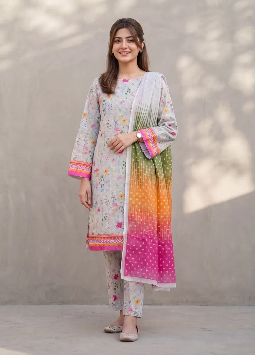 Salitex Women Unstitched Printed Lawn 3 Piece Suit SUNS8ASI531 Casual Collection