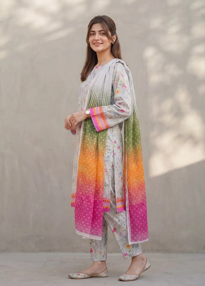 Salitex Women Unstitched Printed Lawn 3 Piece Suit SUNS8ASI531 Casual Collection