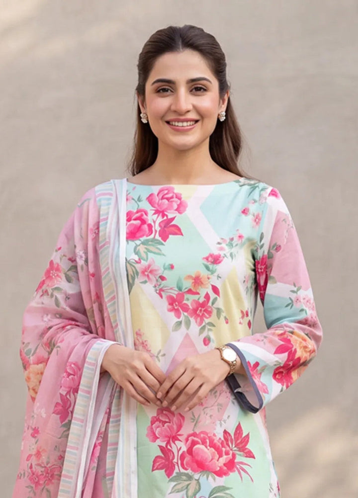 Salitex Women Unstitched Printed Lawn 3 Piece Suit SUNS8ASI532 Casual Collection