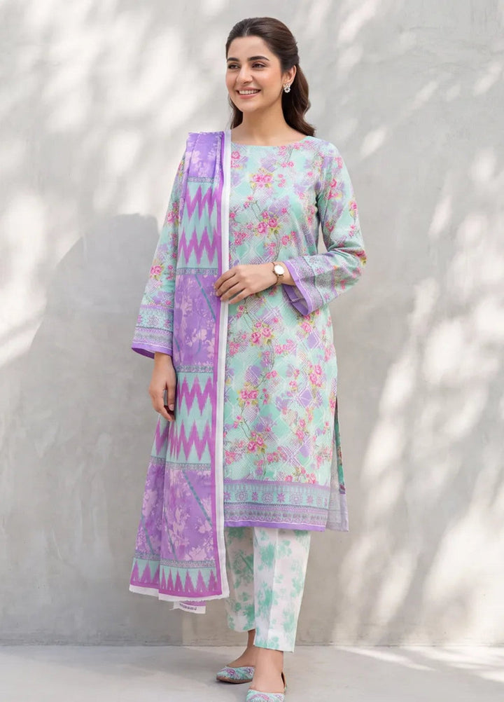 Salitex Women Unstitched Printed Lawn 3 Piece Suit SUNS8ASI534 Casual Collection