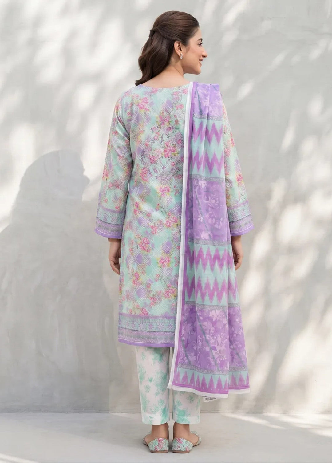 Salitex Women Unstitched Printed Lawn 3 Piece Suit SUNS8ASI534 Casual Collection