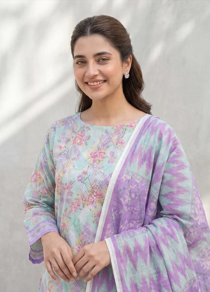 Salitex Women Unstitched Printed Lawn 3 Piece Suit SUNS8ASI534 Casual Collection