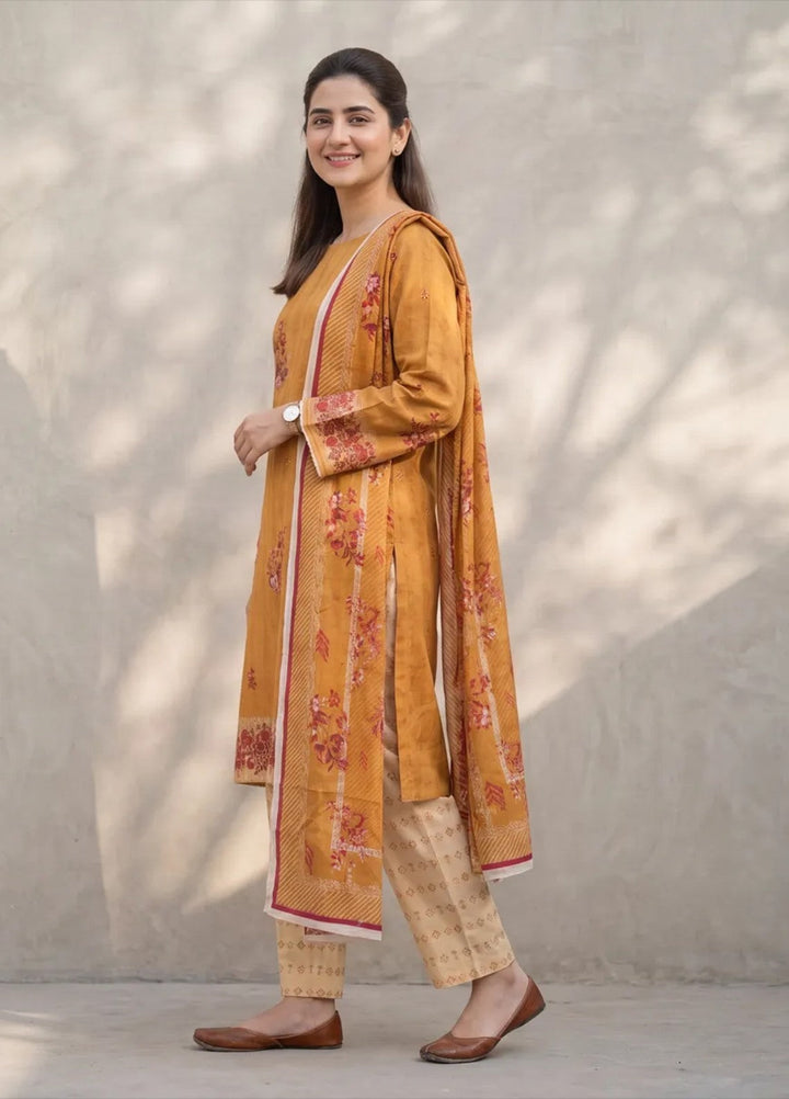 Salitex Women Unstitched Printed Lawn 3 Piece Suit SUNS8ASI537 Casual Collection