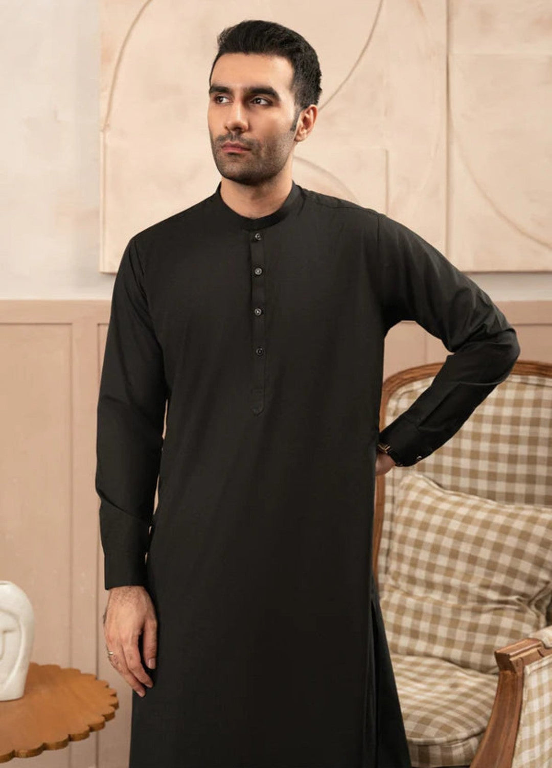 Shaandar by Buraq Mens RTW Solids Wash N Wear 2 Piece Suit Armaan Casual Collection