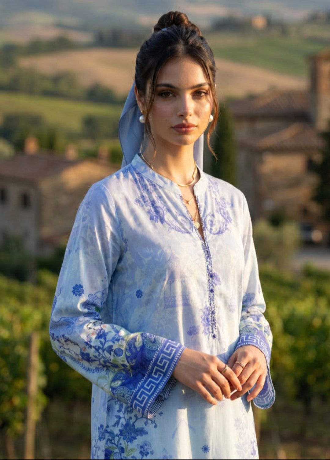 Bella Vacanza by Sahane RTW Printed Poly 1 Piece Suit PY7004 Casual Collection