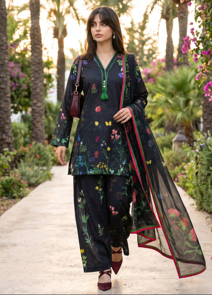 Bella Vacanza by Sahane RTW Printed Poly 3 Piece Suit PY7006 Casual Collection