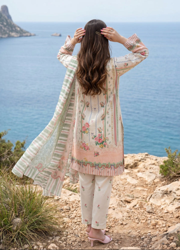 Bella Vacanza by Sahane RTW Printed Poly 3 Piece Suit PY7005 Casual Collection