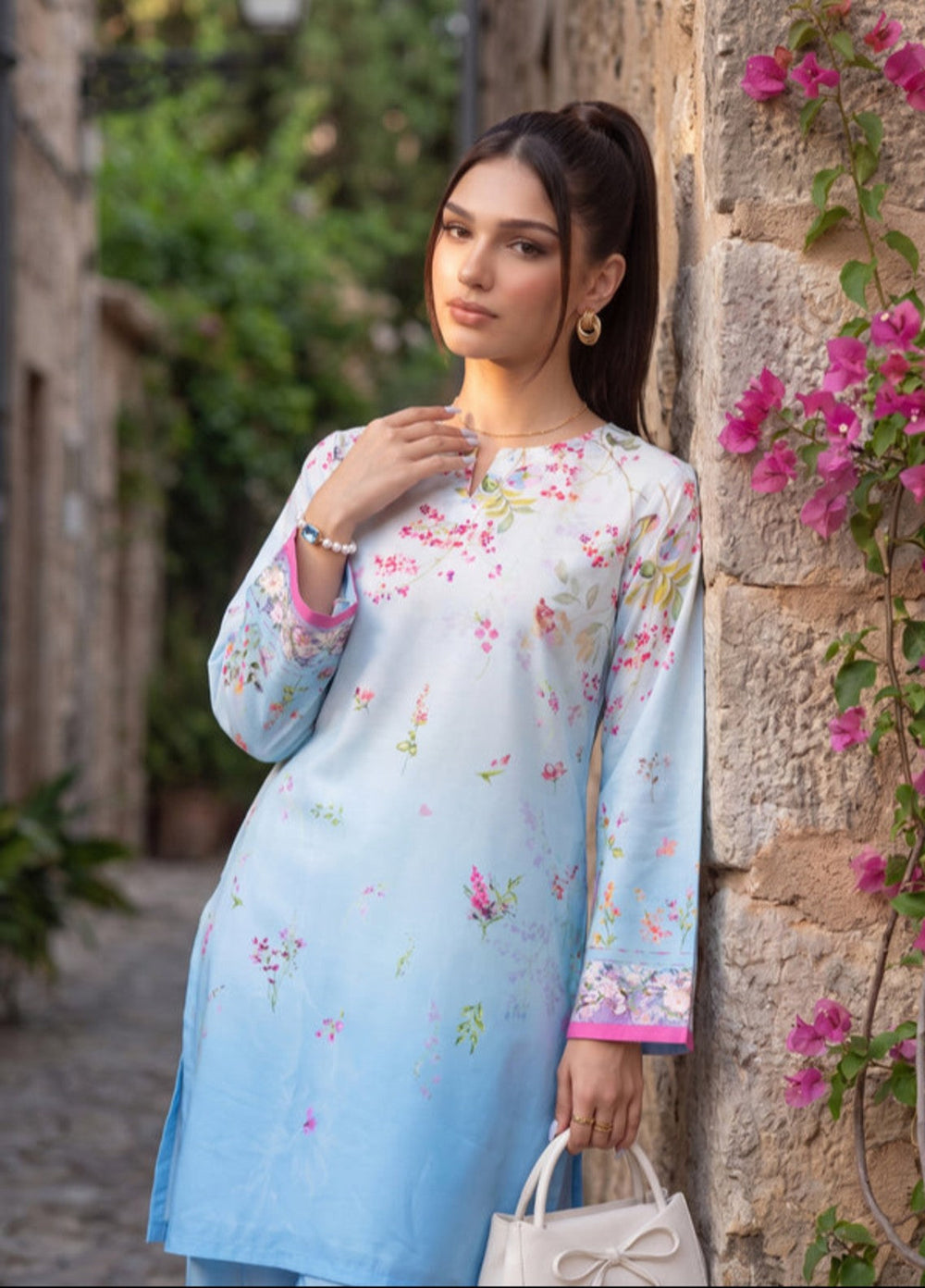 Bella Vacanza by Sahane RTW Printed Poly 2 Piece Suit PY7009 Casual Collection