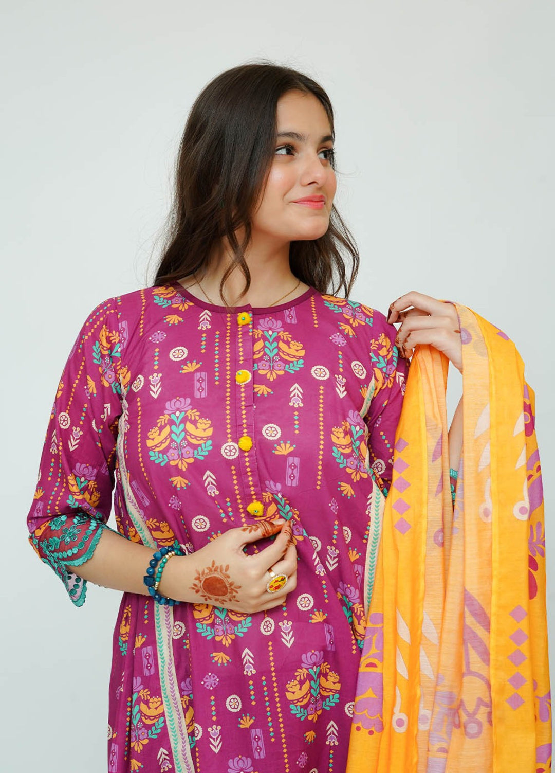 Senorita Girls RTW Printed Lawn 2 Piece Suit GAD-03528 Casual Collection