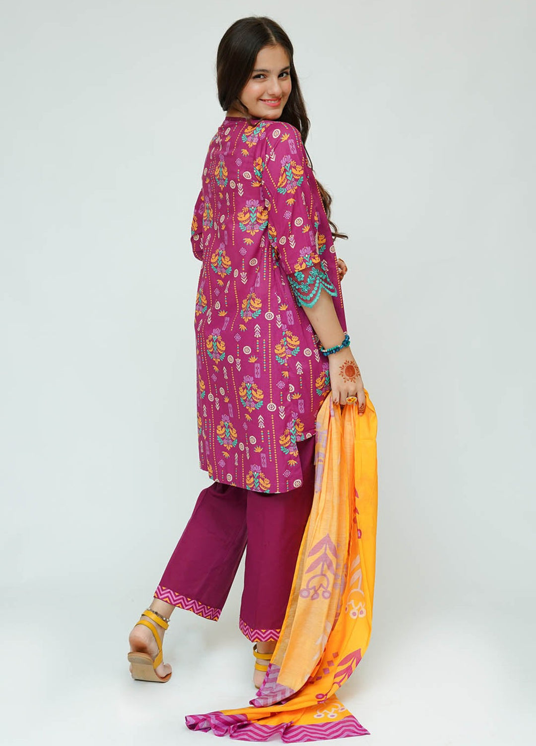 Senorita Girls RTW Printed Lawn 2 Piece Suit GAD-03528 Casual Collection