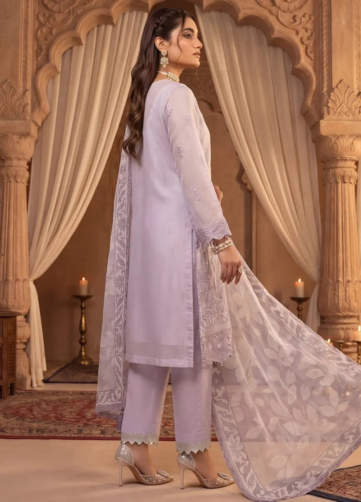 Salitex Women Unstitched Embroidered Khaadi Net 3 Piece Suit SUNS8NO520 Festive Collection
