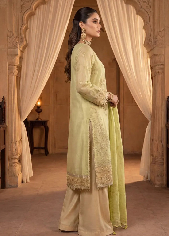 Salitex Women Unstitched Embroidered Khaadi Net 3 Piece Suit SUNS8NO521 Festive Collection