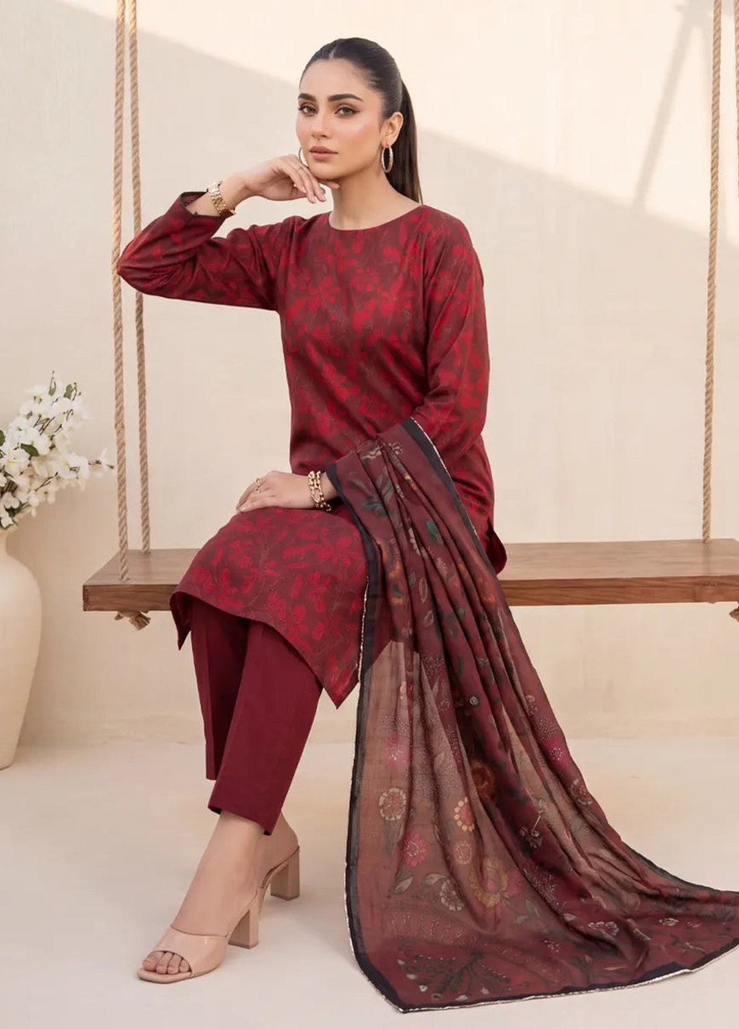 Salitex Women Unstitched Printed Lawn 3 Piece Suit SUNS8IZ201 Casual Collection