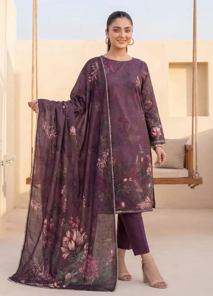 Salitex Women Unstitched Printed Lawn 3 Piece Suit SUNS8IZ208 Casual Collection