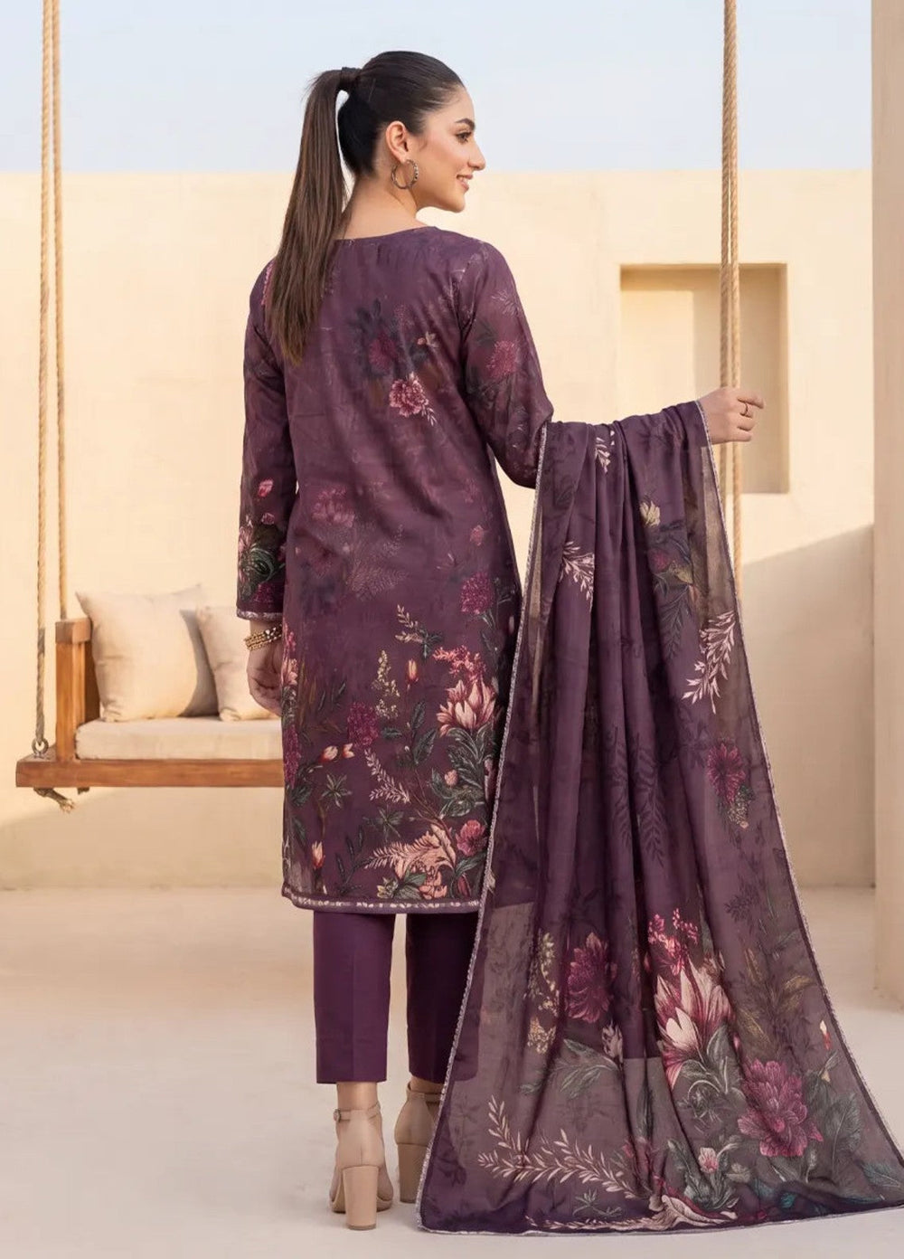 Salitex Women Unstitched Printed Lawn 3 Piece Suit SUNS8IZ208 Casual Collection