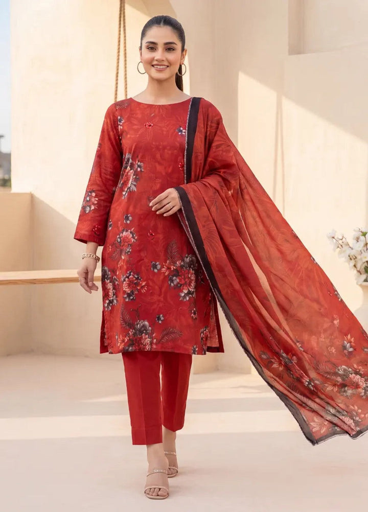 Salitex Women Unstitched Printed Lawn 3 Piece Suit SUNS8IZ214 Casual Collection